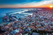 Thumbnail walking through the city and catching a glimpse of the Alicante sunset