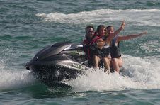 Thumbnail ISC students on a jet-ski ride