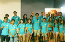 Thumbnail international students of Spanish bonding at ISC's language camp